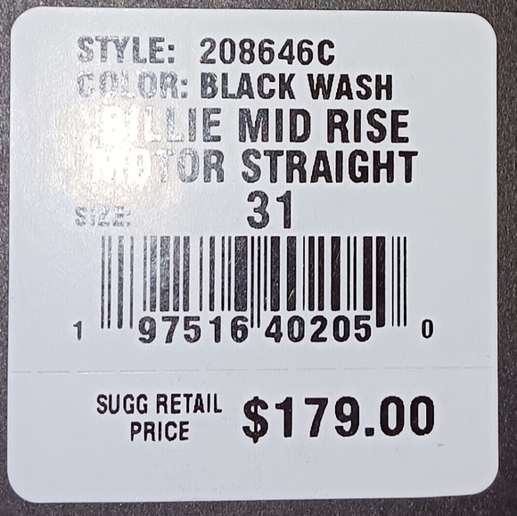 True Religion~Billie Mid Rise Moto Jeans~Women's Size 31 - Picture 7 of 7